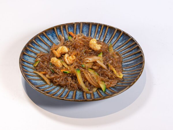 116 - Spaghetti di soia con gamberi